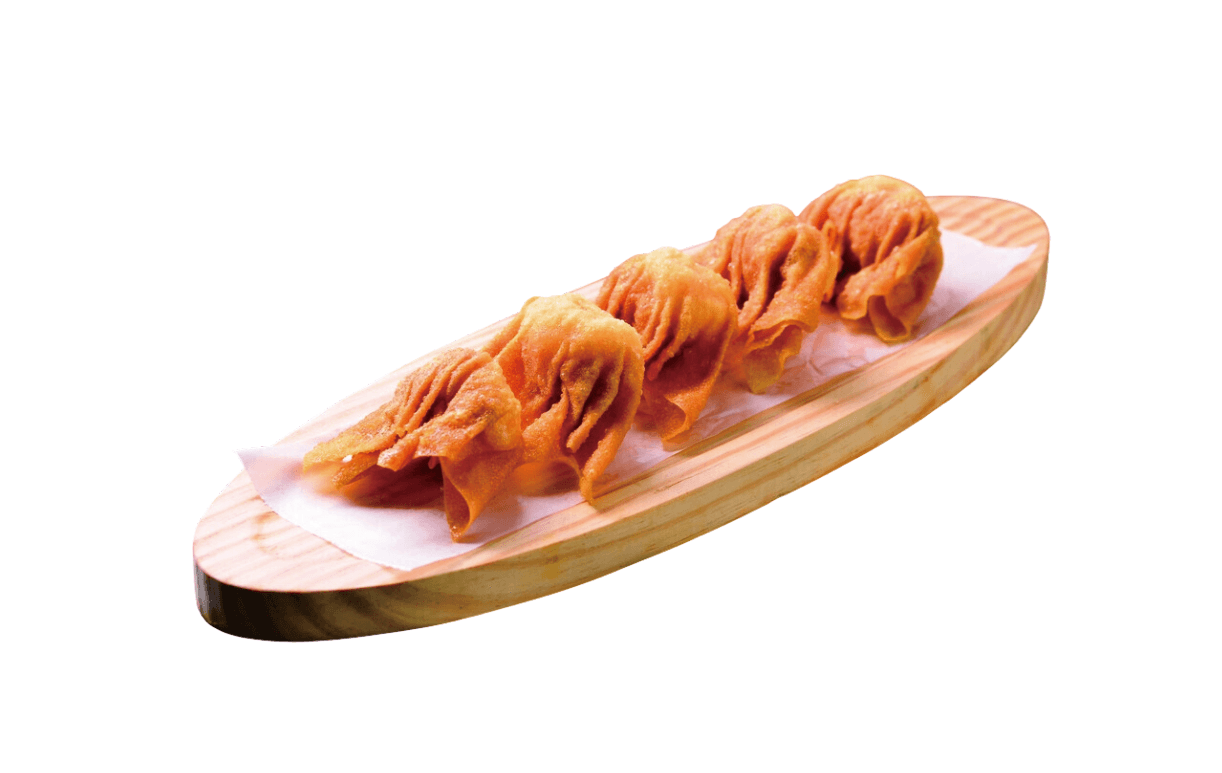 Gefrituurde wontons (4 stuks)
