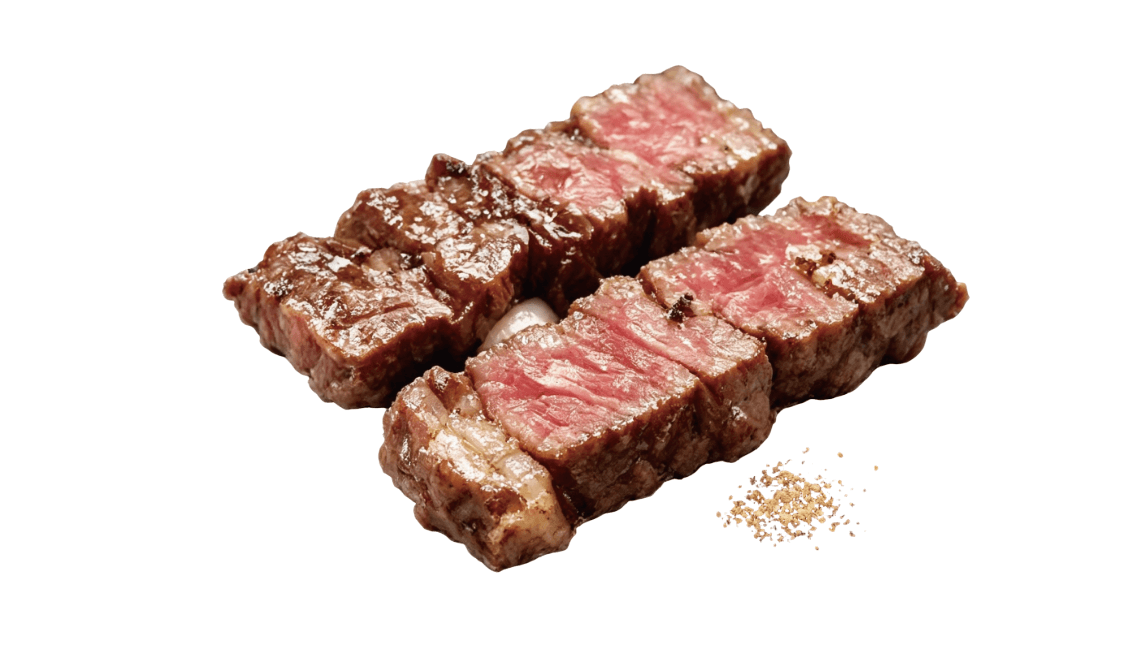Biefstukblokjes Menu